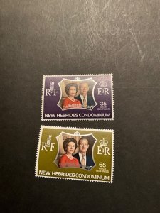 Stamps British New Hebrides Scott #169-70 never hinged