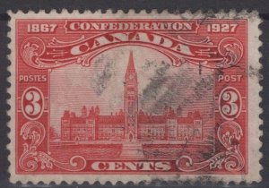 ZAYIX Canada 143 Used 3c brown carmine Architecture Parliament Bldg 121022S127