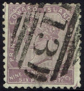 PRINCE EDWARD ISLAND 1862 QV 9D USED