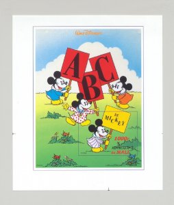 Mali #801 Disney, Mickey, ABC 1v S/S Imperf Proof