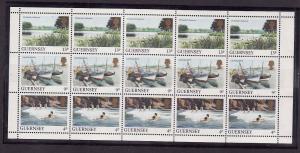 Guernsey-Sc#294b-unused NH miniature sheet of 15-1984-85-