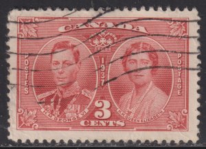 Canada 237 Used - King George VI & Queen Elizabeth 1937