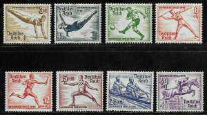Sc B82 - B89 - Germany - 1936 - Olympic Games - MNH - superfleas - cv$110