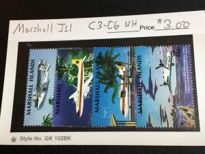 Marshall Islands Scott #C3-6 Mint Never Hinged