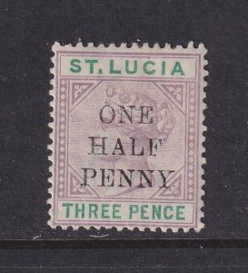 St. Lucia, Scott 40a (SG 53), MLH (some pencil mark), signed Richter