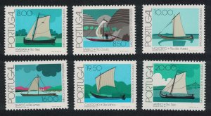 Portugal River Boats 6v 1981 MNH SG#1824-1829