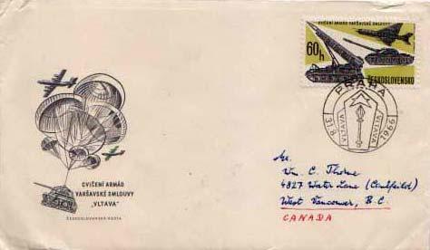 Czechoslovakia, First Day Cover, Military Related