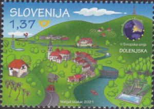 Slovenia 2021 MNH Stamps Scott 1432 Tourism Lower Carniola