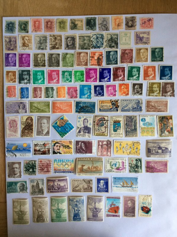 Spain 100+ stamps - Lot C