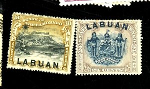 LABUAN 81-2 MINT FVF OG HR Cat $141