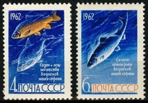 1962 USSR 2640-2641 Marine fauna