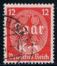 Germany 445, 12pf German Eagle, used, VF