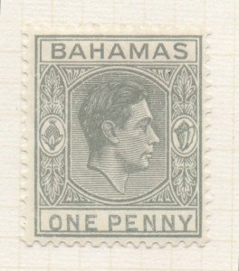 BAHAMAS;   1938 early GVI issue fine Mint hinged 1d. value