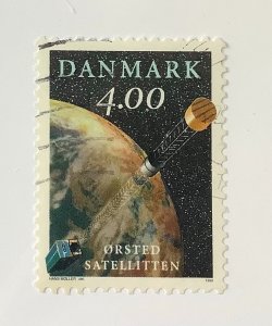 Denmark 1999 Scott 1143 used - 4.00k, Ørsted Satellite