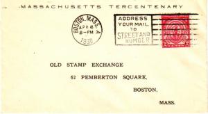 United States Scott 682 Printed Address.