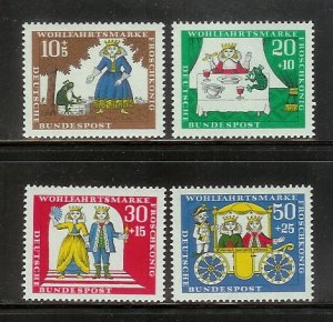 Germany B418-B421 Set MNH Fairytale, Princess and the Frog E