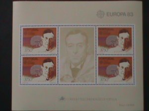​PORTUGAL--1983 EUROPA'81 SHEET-S/S MNH-VF-LAST ONE WE SHIP TO WORLDWIDE