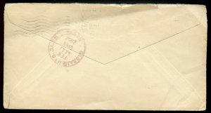 U.S. Scott 807, 804 (2) Prexies plus C39 and E16 on Air Special Delivery Cover