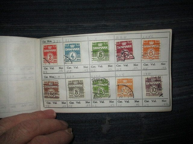 DENMARK COLLECTION IN APPROVAL BOOK