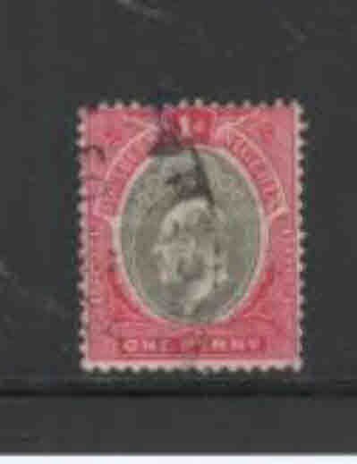 SOUTHERN NIGERIA #11  1903  1p  KING EDWARD VII       F-VF USED