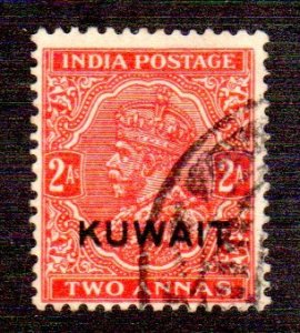 Kuwait 1922-37 SC 22, F+ used, cat. $95.00