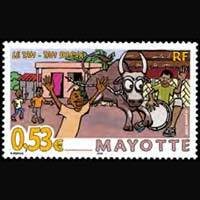 MAYOTTE 2005 - Scott# 220 Bull Fest. Set of 1 NH