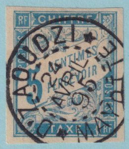 FRENCH COLONIES J15 D'ZAOUDZI MAYOTTE FORERUNNER CANCEL - XJA