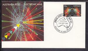 Australia Electronic Mail 1985 U/A FDC BIN