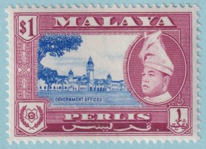 MALAYA - PERLIS 37  MINT HINGED OG * NO FAULTS VERY FINE! - LLK