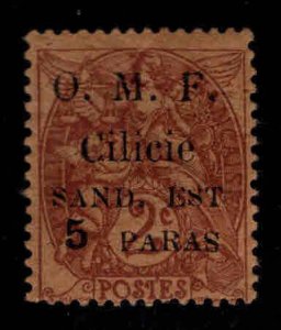 Cilicia Scott 110 MH* overprint on French stamp 1920