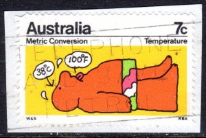 AUSTRALIA 1973 METRIC CONVERSION USED O/P
