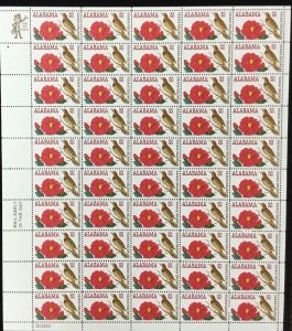 1375      Alabama Statehood   MNH 6c sheet of 50     FV $3.00     Issued in 1969