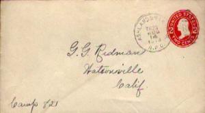 United States, Postal Stationery, U.S. R.P.O.'s, Wisconsin, California