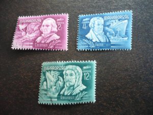 Stamps - Hungary - Scott# C54-C55,C60 - CTO Part Set of 3 Stamps