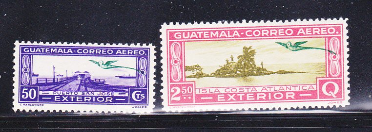 Guatemala C65, C68 MNH Views