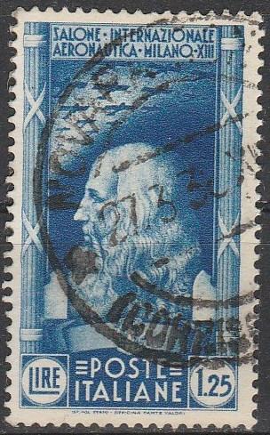 Italy #348 F-VF Used CV $7.25 (S4358)