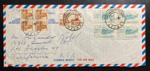 1957 Mexico City Mexico Airmail cover To Los Angeles CA USA