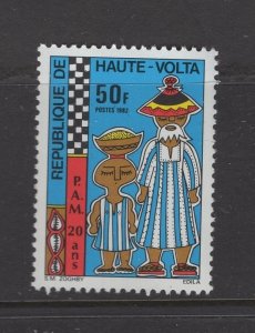 Burkina Faso  #594  (1981 World Food Program issue) VFMNH  CV $0.60