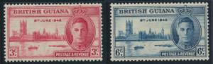 British Guiana SG 320/1 Mint Hinged (Sc# 242/3 see details) 