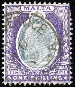 Malta Stamps # 39 Used F-VF Scott Value $57.50