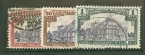Mexico #C51-3 Used Single (Complete Set)