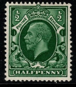 GB SG439wi 1934 ½d GREEN WMK INVERTED MTD MINT