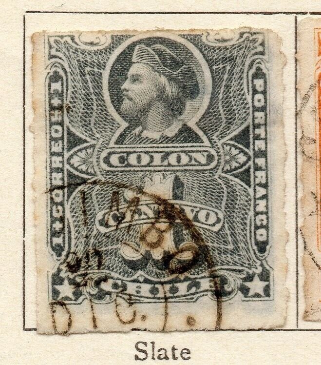 Chile 1877 Early Issue Fine Used 1c. NW-11395