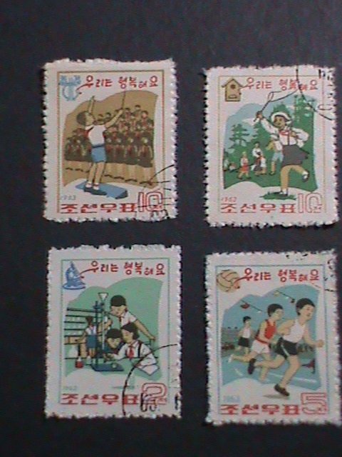 ​KOREA- 1963 SC# 460-3  VERY OLD STAMP SET- YOUTH DAY RARE CTO-VERY FINE