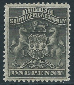 Rhodesia, Sc #2, 1d MH