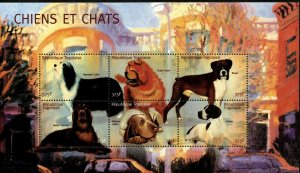 Togo 2002 - Dogs - Sheet Of 6 Stamps - Scott #1970 - MNH