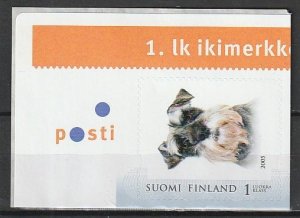 2005 Finland - Sc 1234 - MNH VF - 1 single -Miniature Schnauzer
