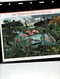 Southern Florida Wetland 39c US Postage Sheet #4099 VF MNH