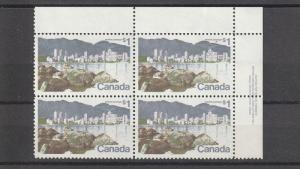 Canada  Scott#  600  MNH Block of 4