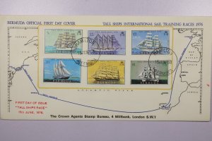 Bermuda 1976 Tall Ship Race FDC - B308